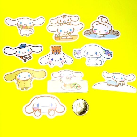 3/$20 10 pcs brand new waterproof Cinnamoroll stickers - Picture 1 of 1